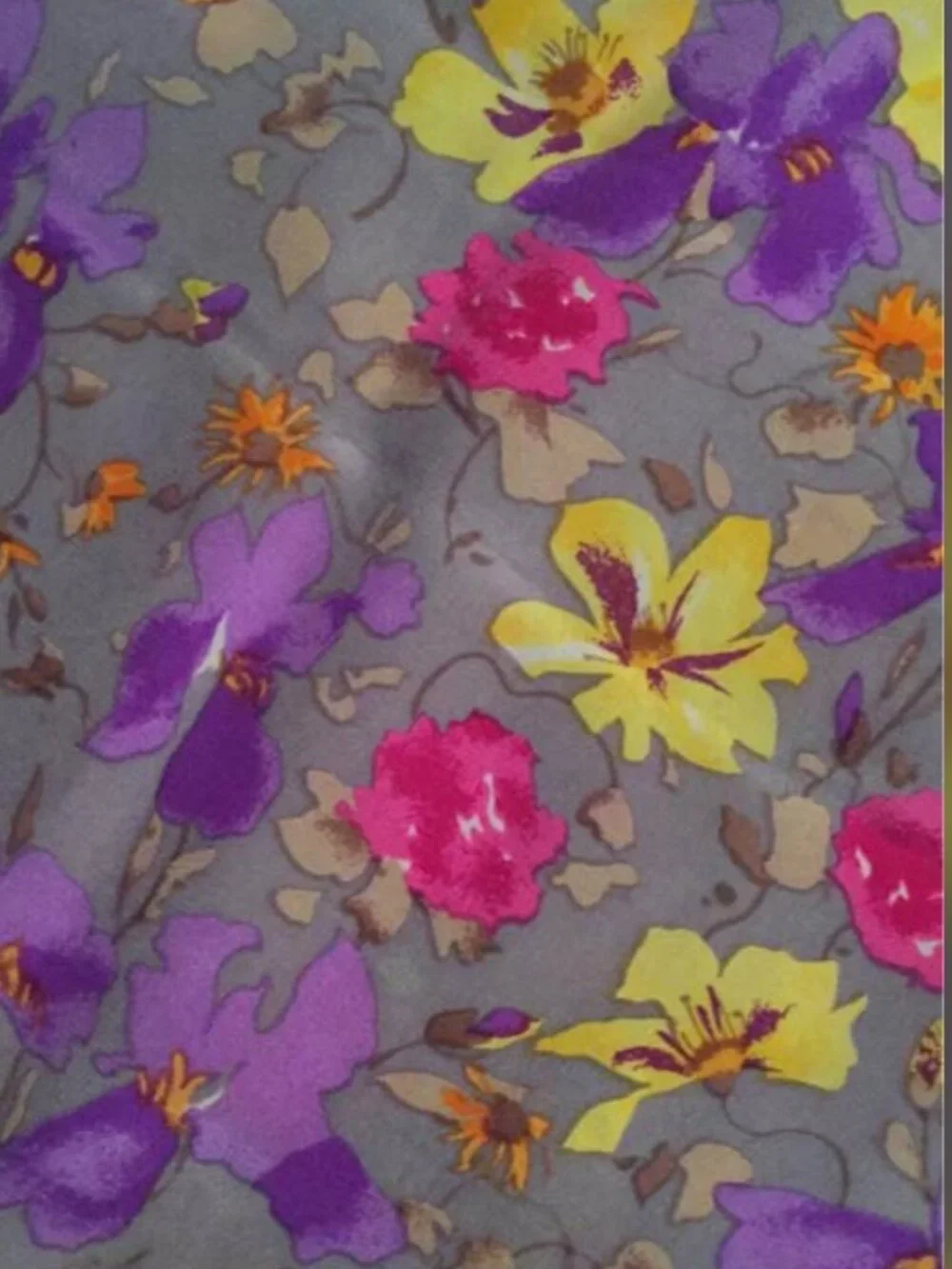 Bill Blass Floral Scarf